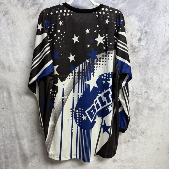 Bilt Motocross Jersey Mens XL 24x31.5 Blue/White Racing Dirtbike - Picture 2 of 10